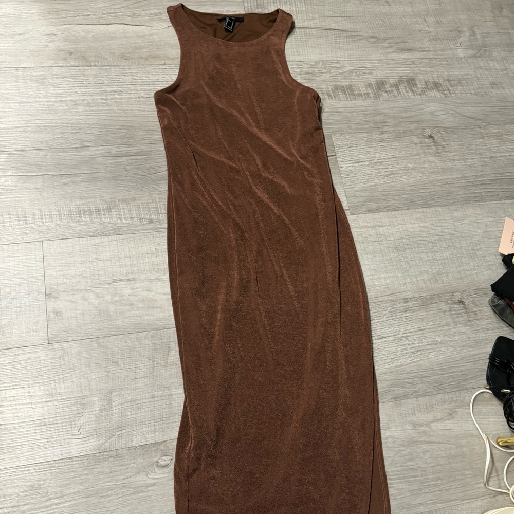 Medium, Forever 21, Brown Dress